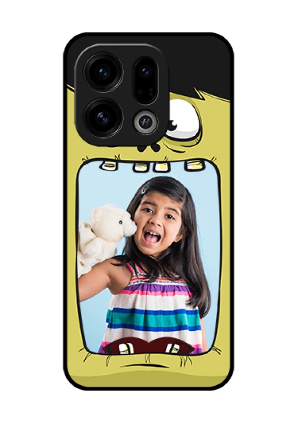Oppo Find X9 5G Custom Glass Phone Case - Cartoon Monster Back Case Design