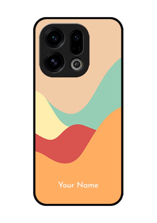 Oppo Find X9 5G Custom Glass Phone Case - Ocean Waves Multi - Colour Design