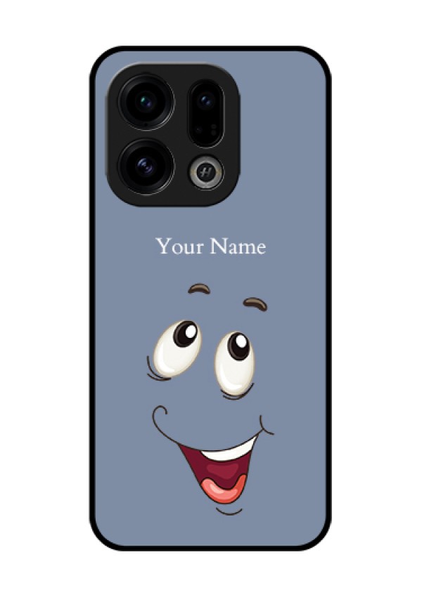 Oppo Find X9 5G Custom Glass Phone Case - Laughing Cartoon Face Design