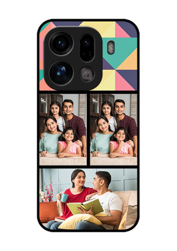 Oppo Find X9 Pro 5G Custom Glass Phone Case - Bulk Pic Upload Design