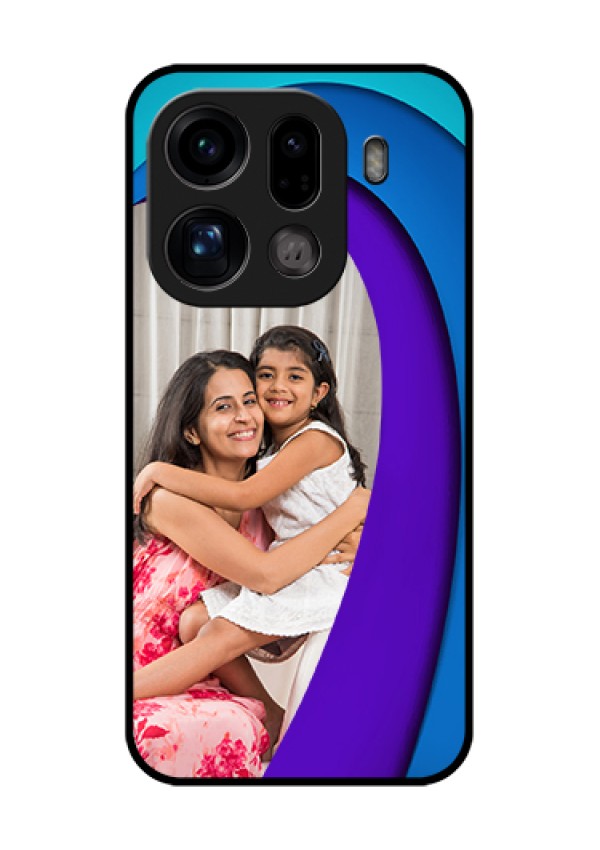 Oppo Find X9 Pro 5G Custom Glass Phone Case - Simple Pattern Design