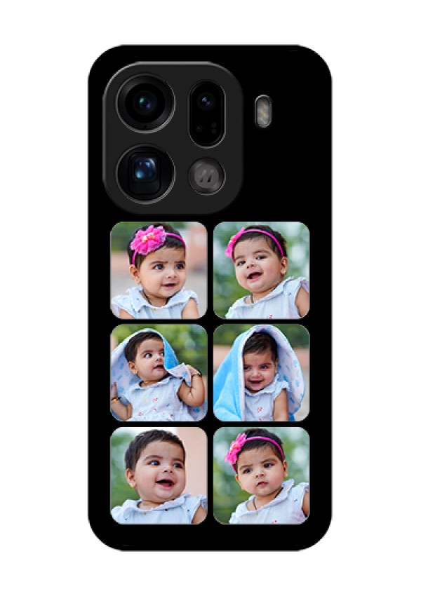 Oppo Find X9 Pro 5G Custom Glass Phone Case - Multiple Pictures Design