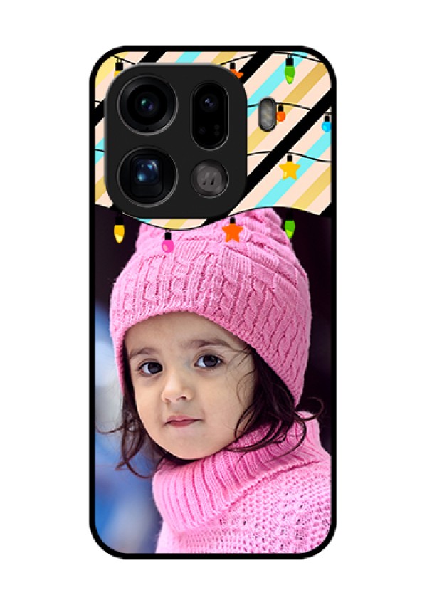 Oppo Find X9 Pro 5G Custom Glass Phone Case - Lights Hanging Design