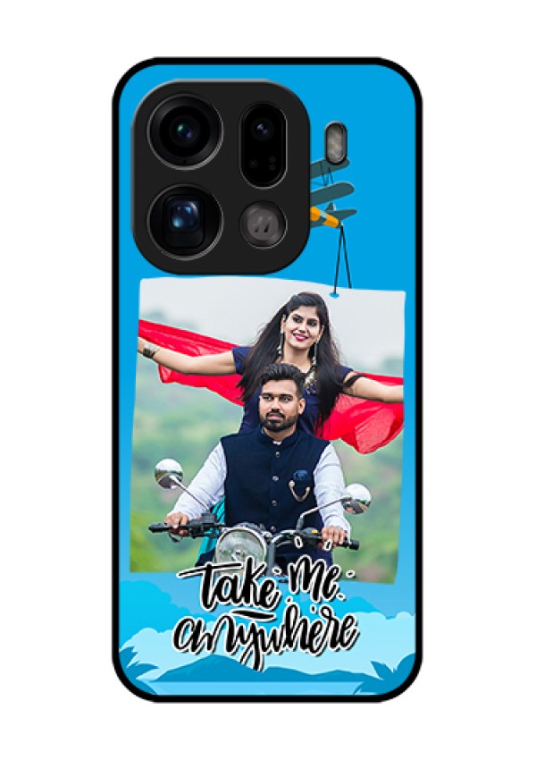 Oppo Find X9 Pro 5G Custom Glass Phone Case - Traveller Design