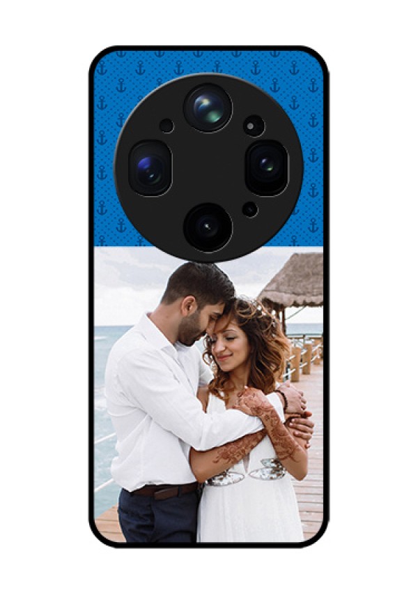 Oppo Find X9 Ultra 5G Custom Glass Phone Case - Blue Anchors Design