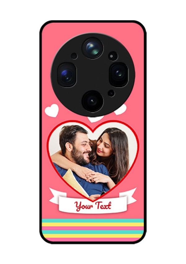 Oppo Find X9 Ultra 5G Custom Glass Phone Case - Love Shapes Doodle Design