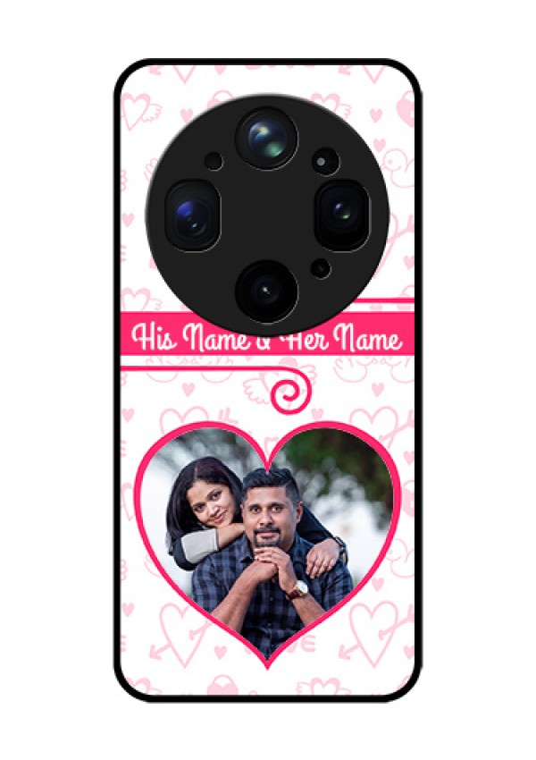 Oppo Find X9 Ultra 5G Custom Glass Phone Case - Heart Shape Love Design