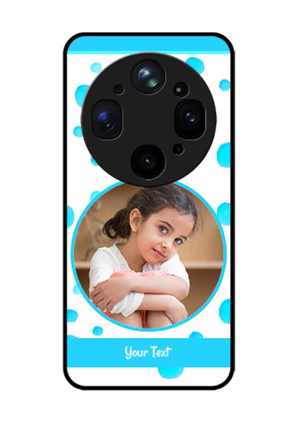 Oppo Find X9 Ultra 5G Custom Glass Phone Case - Blue Bubbles Pattern Design
