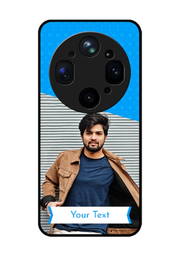 Oppo Find X9 Ultra 5G Custom Glass Phone Case - Simple Blue Color Design