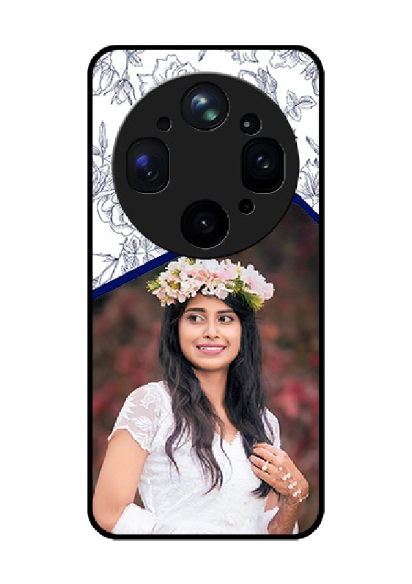 Oppo Find X9 Ultra 5G Custom Glass Phone Case - Classy Floral Design