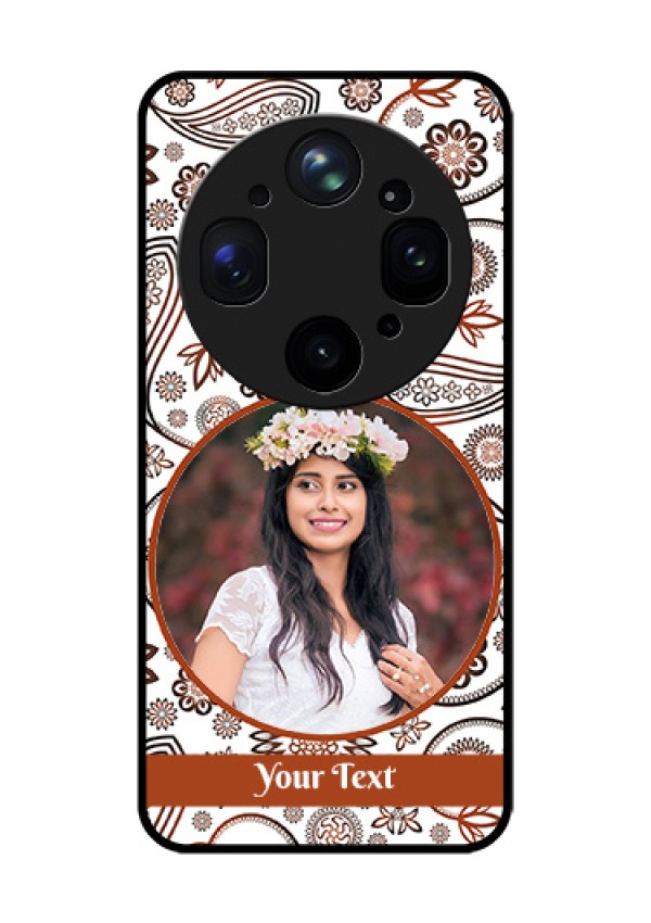 Oppo Find X9 Ultra 5G Custom Glass Phone Case - Abstract Flower Design