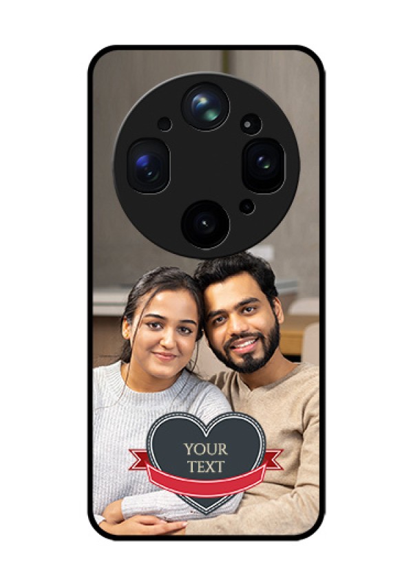 Oppo Find X9 Ultra 5G Custom Glass Phone Case - Just Married Couple Design