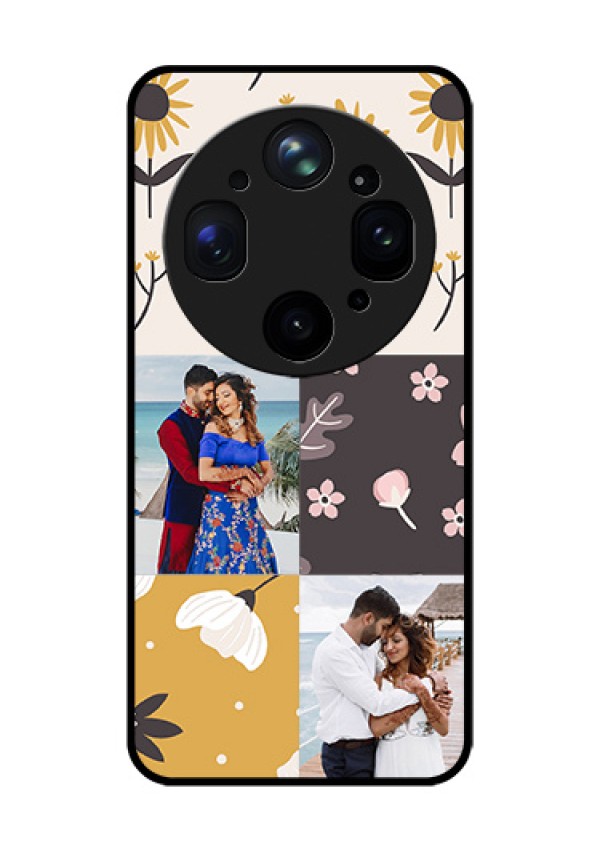 Oppo Find X9 Ultra 5G Custom Glass Phone Case - 3 Images With Floral Design