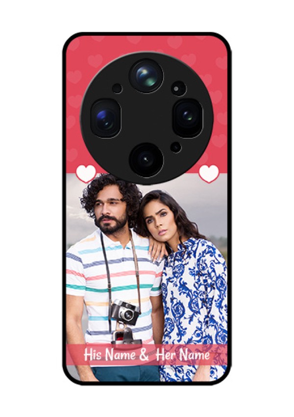 Oppo Find X9 Ultra 5G Custom Glass Phone Case - Simple Love Design