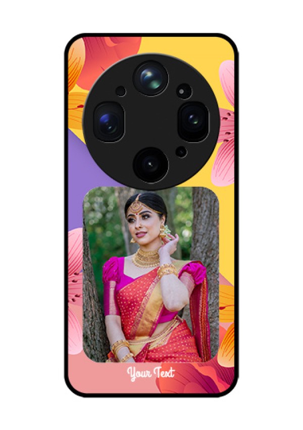 Oppo Find X9 Ultra 5G Custom Glass Phone Case - 3 Image With Vintage Floral Design