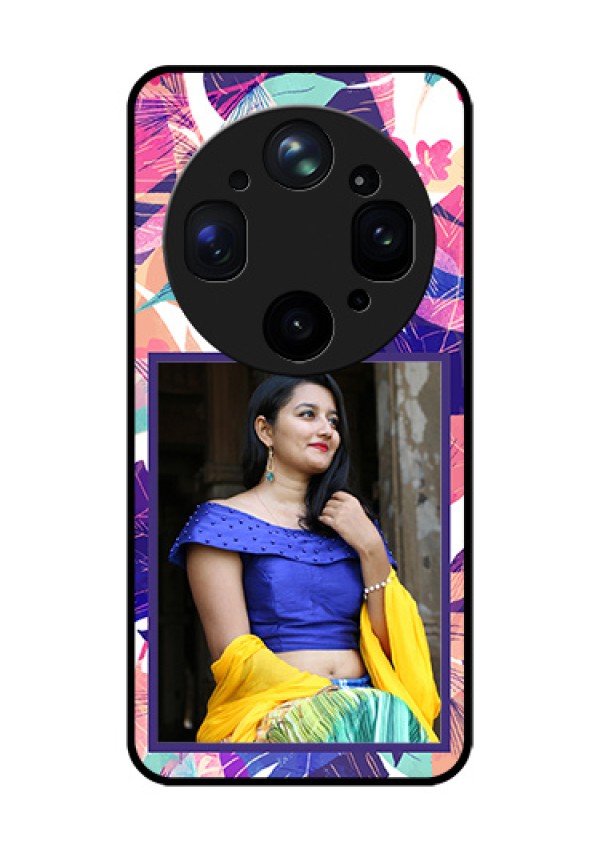 Oppo Find X9 Ultra 5G Custom Glass Phone Case - Abstract Floral Design