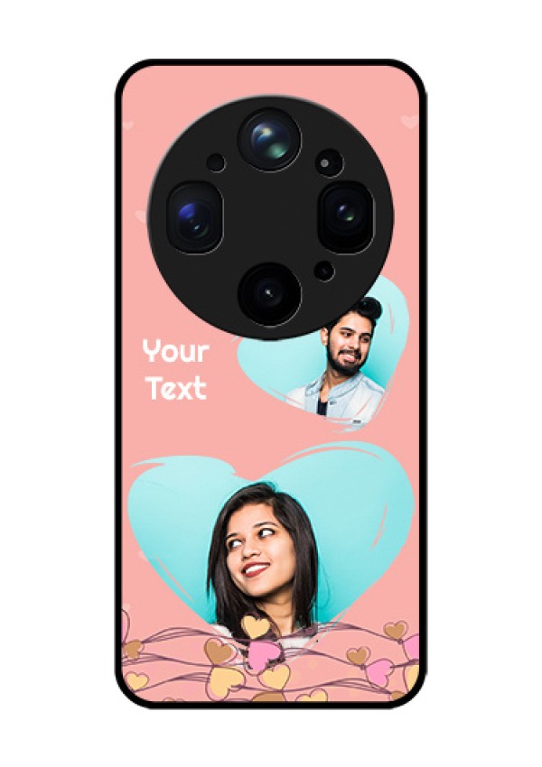 Oppo Find X9 Ultra 5G Custom Glass Phone Case - Love Doodle Design