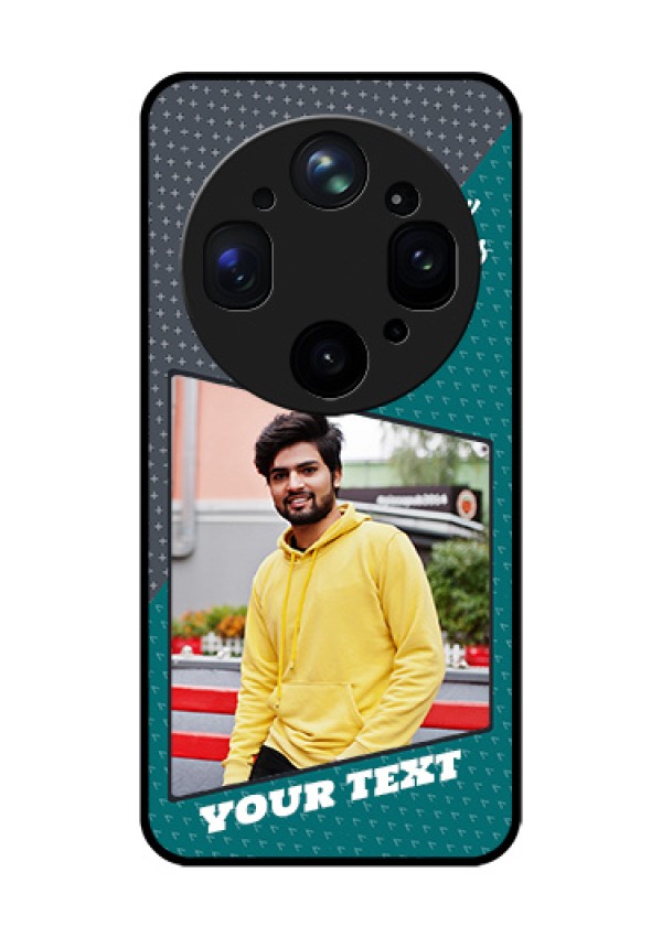 Oppo Find X9 Ultra 5G Custom Glass Phone Case - Background Pattern Design With Quote