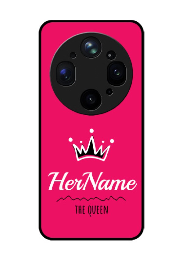 Oppo Find X9 Ultra 5G Custom Glass Phone Case - Queen With Name Design