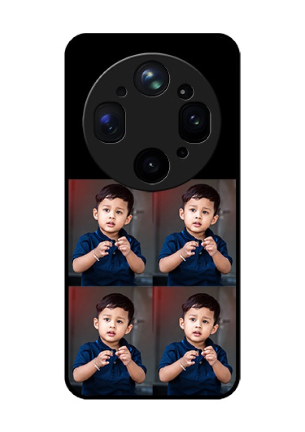 Oppo Find X9 Ultra 5G Custom Glass Phone Case - 4 Image Holder Design