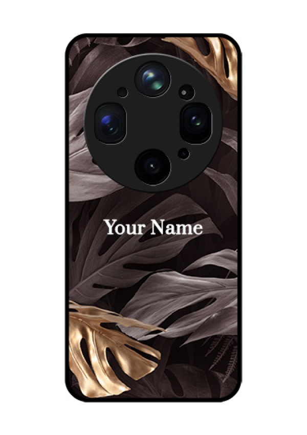 Oppo Find X9 Ultra 5G Custom Glass Phone Case - Wild Leaves Digital Paint Design