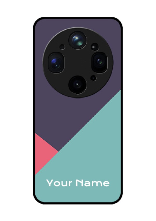 Oppo Find X9 Ultra 5G Custom Glass Phone Case - Tri Color Abstract Design