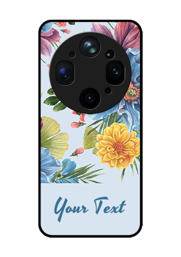 Oppo Find X9 Ultra 5G Custom Glass Phone Case - Stunning Watercolored Flowers Painting Design
