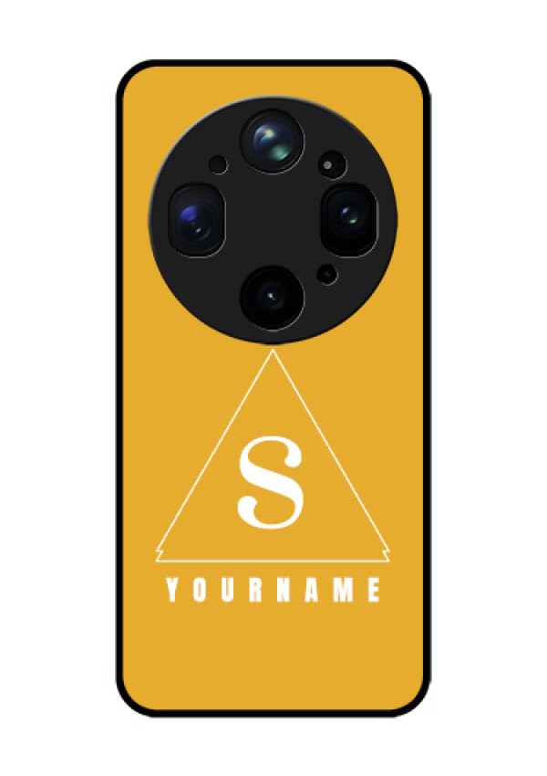 Oppo Find X9 Ultra 5G Custom Glass Phone Case - Simple Triangle Design