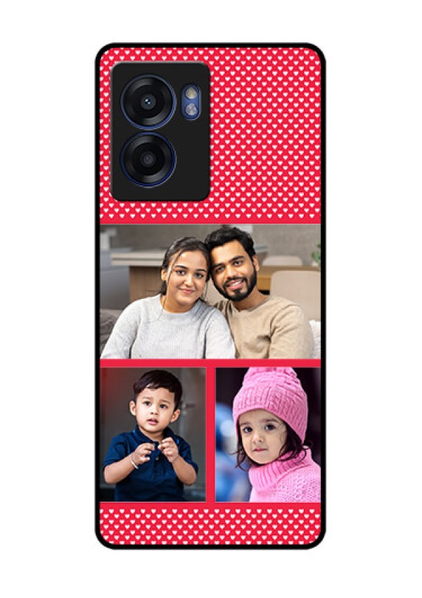 Oppo K10 5G Personalized Glass Phone Case - Bulk Pic Upload Design