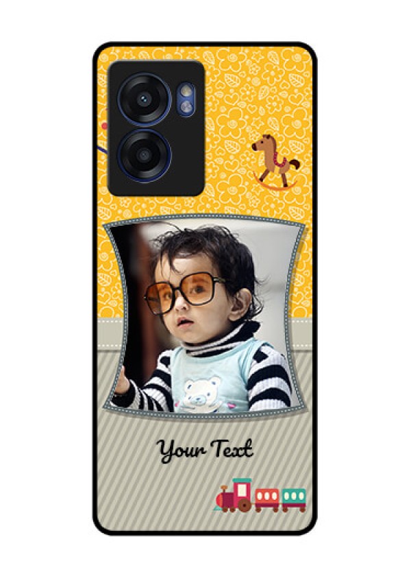 Oppo K10 5G Personalized Glass Phone Case - Baby Picture Upload Design