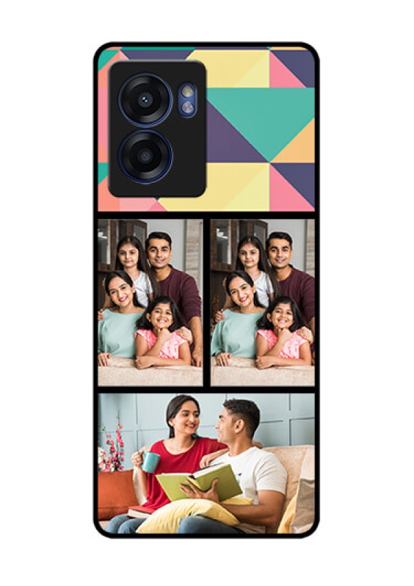 Oppo K10 5G Custom Glass Phone Case - Bulk Pic Upload Design
