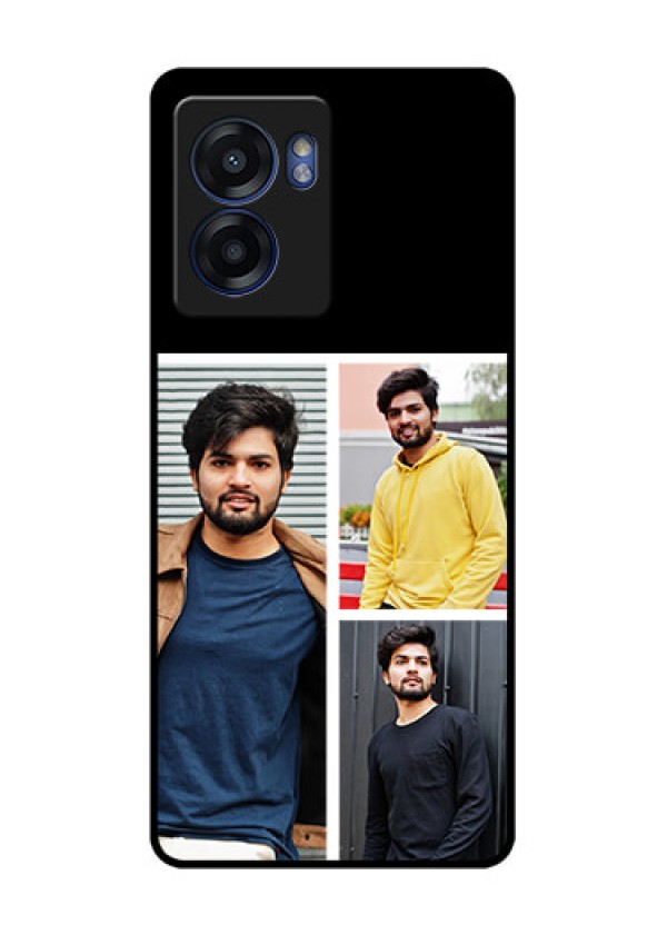 Oppo K10 5G Photo Printing on Glass Case - Upload Multiple Picture Design