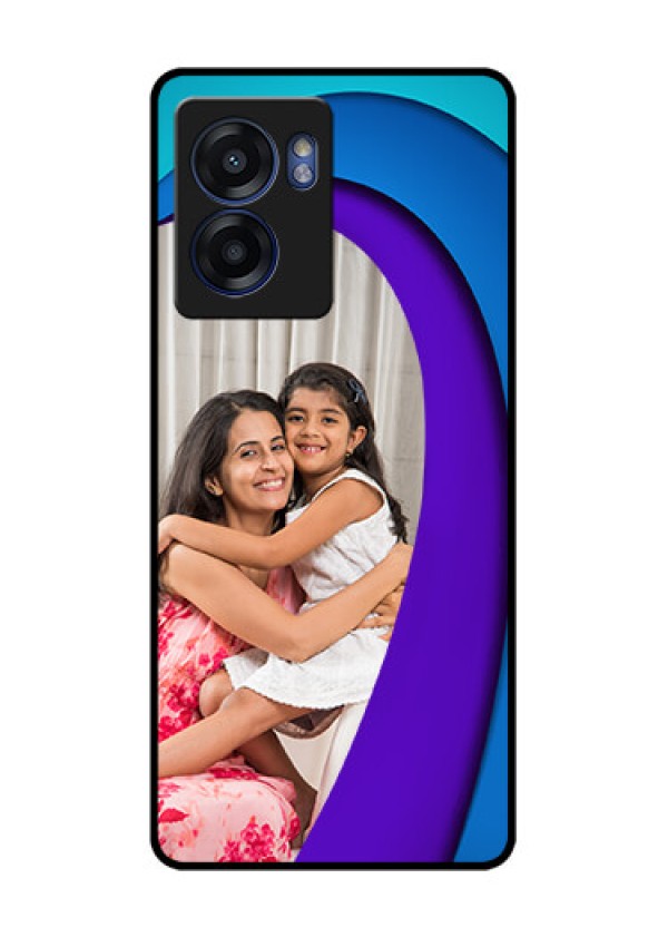 Oppo K10 5G Photo Printing on Glass Case - Simple Pattern Design