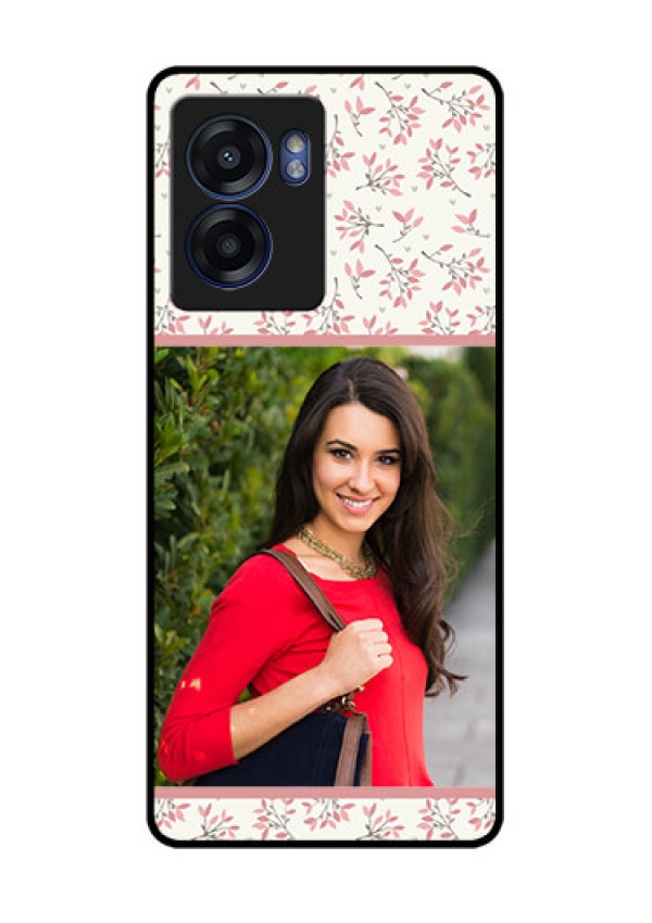 Oppo K10 5G Custom Glass Phone Case - Premium Floral Design