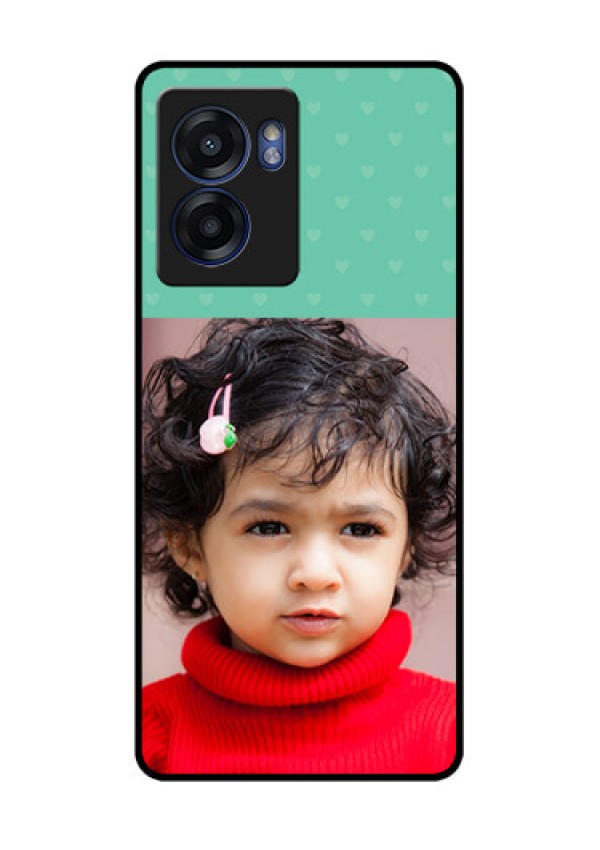 Oppo K10 5G Custom Glass Phone Case - Lovers Picture Design