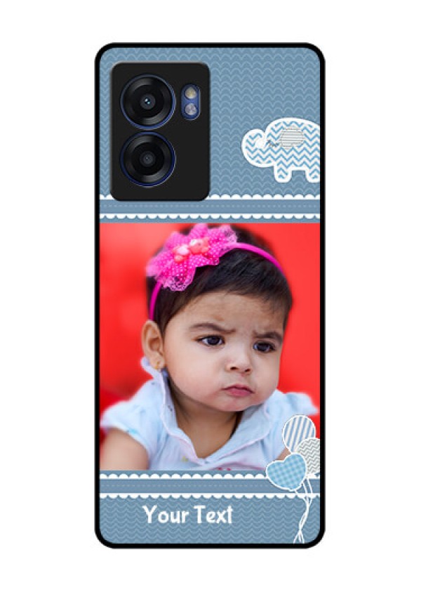 Oppo K10 5G Photo Printing on Glass Case - with Kids Pattern Design