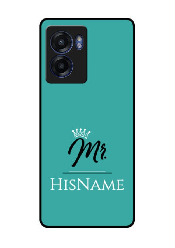 Oppo K10 5G Custom Glass Phone Case Mr with Name