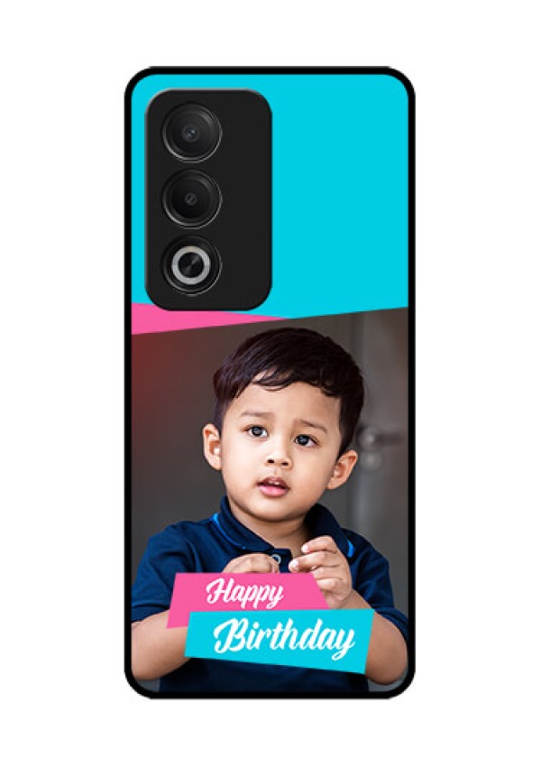 Oppo K12x 5G Custom Glass Phone Case - Image Holder With 2 Color Design
