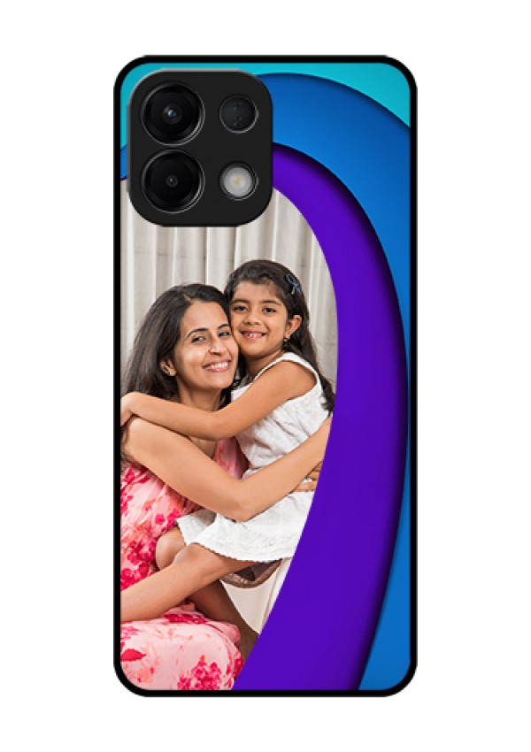 Oppo K13 5G Custom Glass Phone Case - Simple Pattern Design
