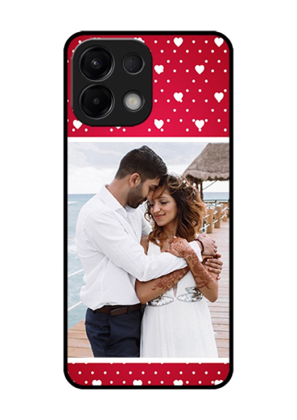 Oppo K13 5G Custom Glass Phone Case - Hearts Mobile Case Design