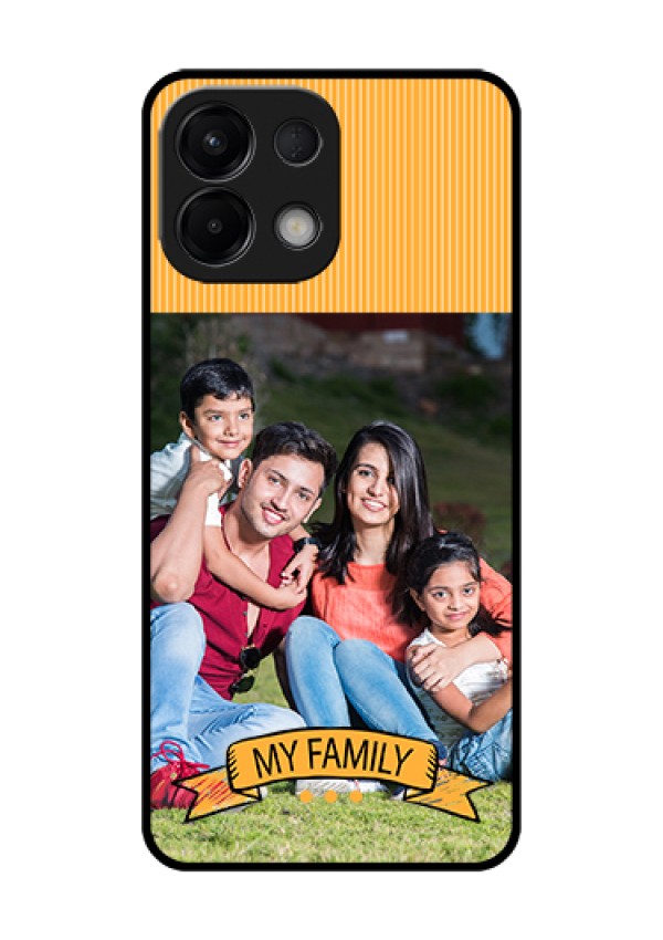 Oppo K13 5G Custom Glass Phone Case - My Family Design