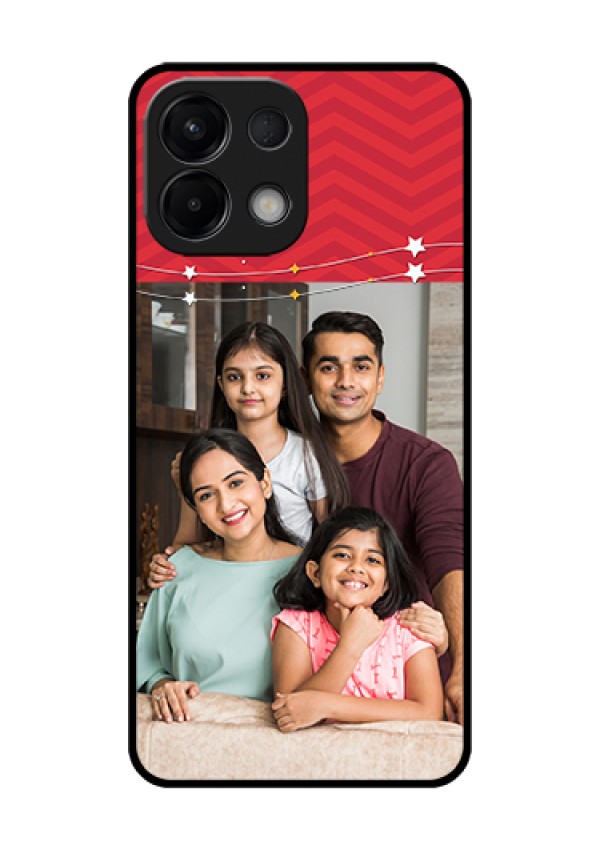 Oppo K13 5G Custom Glass Phone Case - Happy Family Design