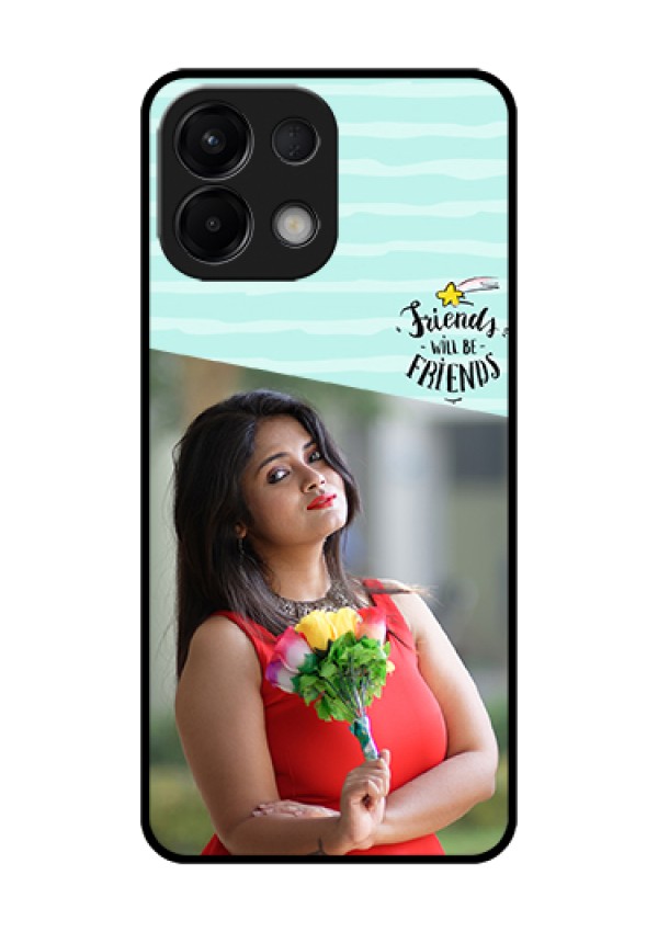 Oppo K13 5G Custom Glass Phone Case - Friends Picture Icon Design