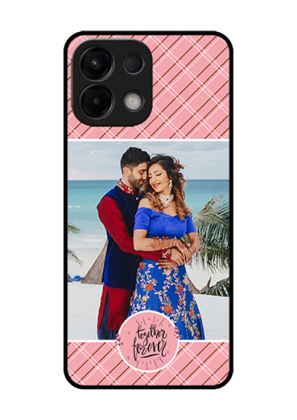 Oppo K13 5G Custom Glass Phone Case - Together Forever Design