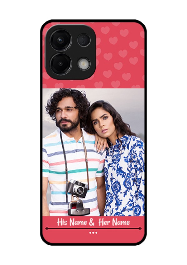 Oppo K13 5G Custom Glass Phone Case - Simple Love Design