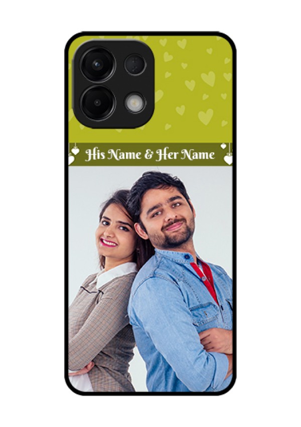 Oppo K13 5G Custom Glass Phone Case - You & Me Heart Design