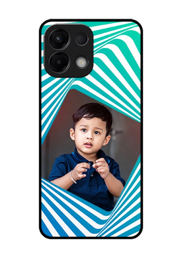 Oppo K13 5G Custom Glass Phone Case - Abstract Spiral Design