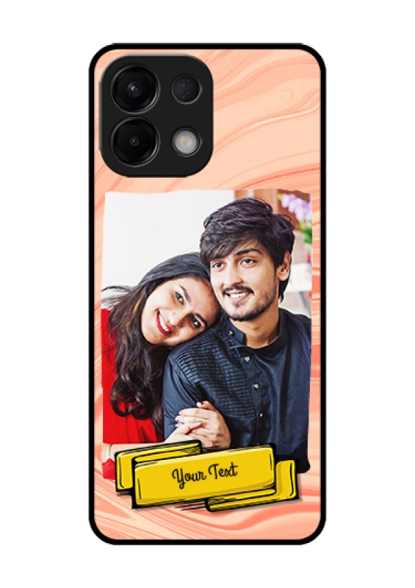 Oppo K13 5G Custom Glass Phone Case - Marble Texture Design