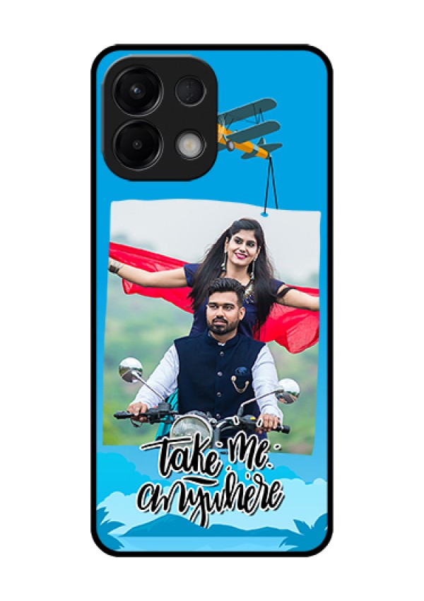 Oppo K13 5G Custom Glass Phone Case - Traveller Design