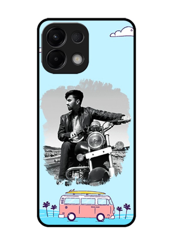 Oppo K13 5G Custom Glass Phone Case - Travel & Adventure Design